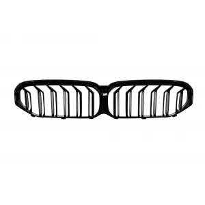 Iconic Glow illuminated kidney grilles suitable for BMW 5 Series G30, G31 2020-2023, black lacquer