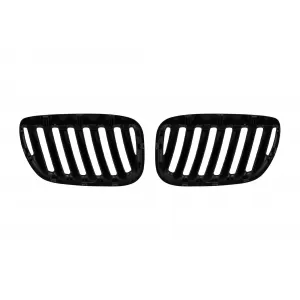 Black kidney grilles suitable for BMW X5 E53 2004-2006