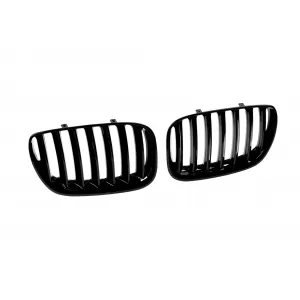 Black kidney grilles suitable for BMW X5 E53 2004-2006