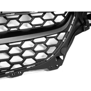 Grille type OPC noir mat adaptée pour Opel Corsa E 2014-2019-image-6146981