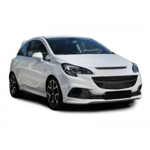 Grille type OPC noir mat adaptée pour Opel Corsa E 2014-2019-image-6146982