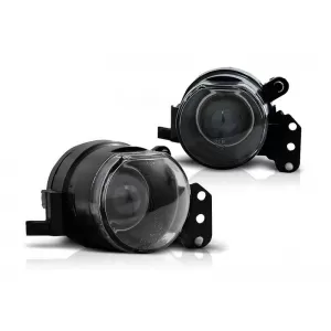 image-21-Fog light set with lens type M technik/M3 suitable for BMW 3 Series E90/E91 2003-2010 black, left + right