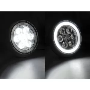 LED fog light kit suitable for Mini Cooper grille all versions chrome, left + right