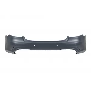 Heckstoßstange der Designlinie A geeignet für Mercedes E-Klasse W212 Limousine 2012-2016 mit verchromten Auspuffendrohren-image-6147235