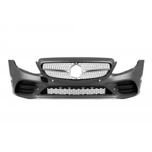 Front A Design Line bumper suitable for Mercedes C-Class W205 Sedan, S205 Estate 2013-2020