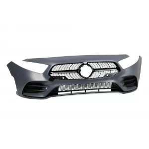 Front A Design line bumper suitable for Mercedes A-Class hatchback W177, sedan A177 2018-2023