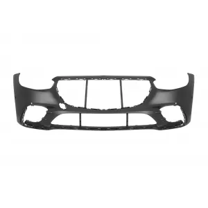 Front A Design Line bumper suitable for Mercedes S-class W223 after 2020 with chrome/black grille