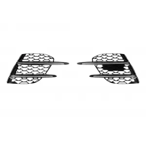 Front A Design Line bumper suitable for Mercedes S-class W223 after 2020 with chrome/black grille