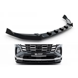 image-27-Spoiler Maxton Design adatto per paraurti anteriore della Hyundai Tucson MK4 Facelift dopo il 2024, verniciato di nero