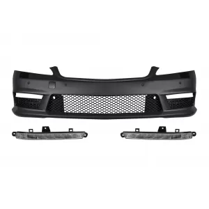 Front A Design bumper suitable for Mercedes S-Class W221 2006-2013 with daytime running lights