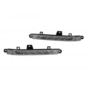 Front A Design bumper suitable for Mercedes S-Class W221 2006-2013 with daytime running lights