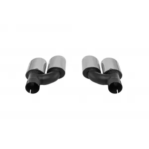 S5-Typ Diffusor mit verchromten Endrohren geeignet für die Standard-Heckstoßstange des Audi A5 Coupé, Cabriolet, 2 Türen 2012-2016 -oo--oo--image-6148376