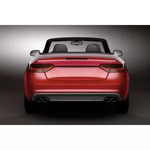 S5-Typ Diffusor mit verchromten Endrohren geeignet für die Standard-Heckstoßstange des Audi A5 Coupé, Cabriolet, 2 Türen 2012-2016 -oo--oo--image-6148383