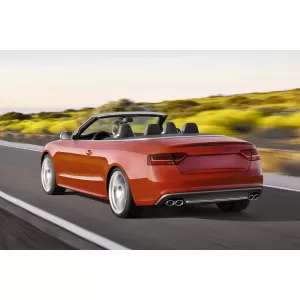 S5-Typ Diffusor mit verchromten Endrohren geeignet für die Standard-Heckstoßstange des Audi A5 Coupé, Cabriolet, 2 Türen 2012-2016 -oo--oo--image-6148384