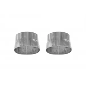 GLE63 Typ Diffusor mit verchromten Endrohren für den hinteren A Design Stoßfänger geeignet für Mercedes GLE W166 2015-2019 -oo--oo-, mit verchromtem Zierleisten-image-6148832
