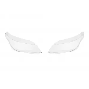 Headlight glass set suitable for BMW 5 Series E60 sedan, E61 touring 2007-2010, left and right