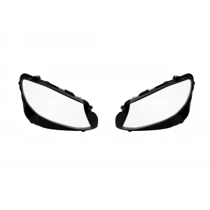 Headlight glass set suitable for Mercedes E-Class W213 sedan, wagon 2016-2020, left and right