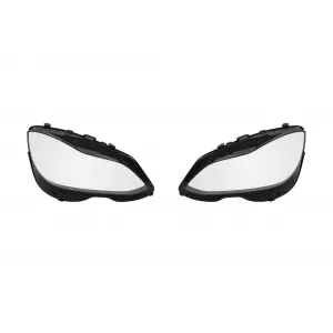 Headlight glass set suitable for Mercedes E-Class W212 2014-2015, left and right