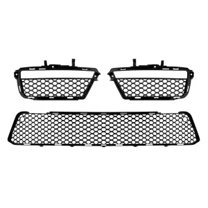 Front A Design Stoßstange Typ S63, S65 mit schwarzem Lackgrill geeignet für Mercedes S-Klasse W221 2006-2013 mit Tagfahrlicht-image-6149910