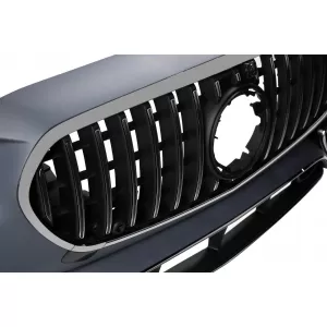Front A Design Stoßstange Typ S63 geeignet für Mercedes S-Klasse W223 nach 2020 mit rauchigen Chromelementen-image-6149980