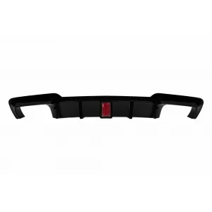 M Performance Design Design Diffusor geeignet für den hinteren M Stoßfänger des BMW 5er F10 Limousine 2010-2017 mit dritter Bremsleuchte, schwarz lackiert -oo--oo--image-6150188