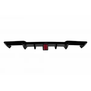 M Performance Design Design Diffusor geeignet für den hinteren M Stoßfänger des BMW 5er F10 Limousine 2010-2017 mit dritter Bremsleuchte, schwarz lackiert -oo--oo--image-6150189