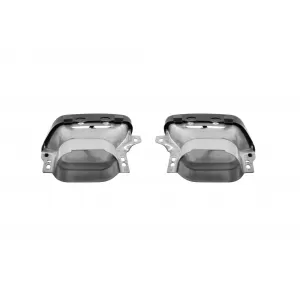 A45-Typ Diffusor mit schwarzen Endrohren geeignet für A Design Heckstoßstange an Mercedes A-Klasse W176 2015-2018, schwarz lackiert-image-6150320