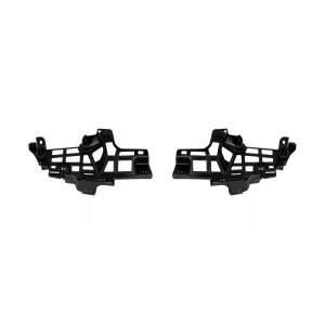 Diffusor mit schwarzen Endrohren Typ CLA45 geeignet für den hinteren A Design Stoßfänger am Mercedes CLA C117 2016-2018, schwarz lackiert, -oo--oo--image-6150360