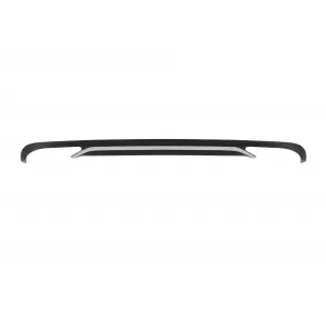 E300-Typ Diffusor mit verchromten Endrohren geeignet für den serienmäßigen Heckstoßfänger des Mercedes E-Klasse W212, S212 2014-2016, -oo--oo-, mit verchromtem Zierleisten-image-6150614