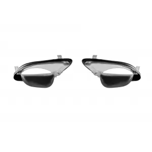 E300-Typ Diffusor mit verchromten Endrohren geeignet für den serienmäßigen Heckstoßfänger des Mercedes E-Klasse W212, S212 2014-2016, -oo--oo-, mit verchromtem Zierleisten-image-6150618
