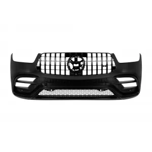 Un pack design type GLE63 adapté pour Mercedes GLE SUV W167 2018-2023, avec des éléments en laque noire, des phares LED et des feux arrière LED-image-6150713