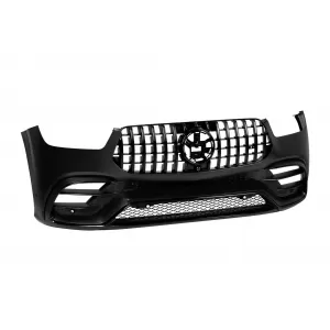 Un pack design type GLE63 adapté pour Mercedes GLE SUV W167 2018-2023, avec des éléments en laque noire, des phares LED et des feux arrière LED-image-6150714