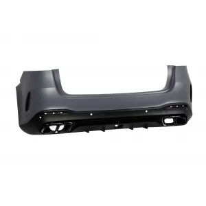 Un pack design type GLE63 adapté pour Mercedes GLE SUV W167 2018-2023, avec des éléments en laque noire, des phares LED et des feux arrière LED-image-6150717