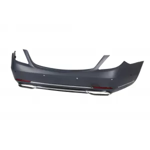 Rear MB design bumper suitable for Mercedes S-Class W222 2018-2020