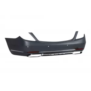 Rear MB design bumper suitable for Mercedes S-Class W222 2018-2020