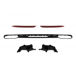 Rear MB design bumper suitable for Mercedes S-Class W222 2018-2020