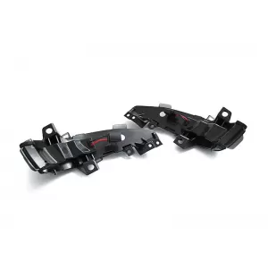 LED turn signals suitable for side mirrors of Lexus RX 2009-2015 with black base