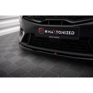 Maxton Design version 1 spoiler Kia Proceed, Ceed 2022- utáni GT első lökhárítóhoz, fekete lakk-image-6151520
