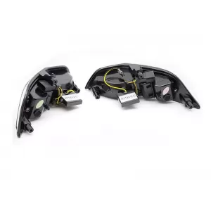 LED turn signal kit suitable for front bumper for Ford Mustang 2015-2017 with black base, left + right