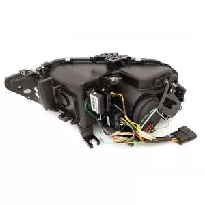 Xenon headlight kit suitable for Audi A4 B8 2012-2015 with dynamic turn signal, black base, left and right