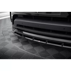 Spoiler Maxton Design adatto per paraurti anteriore del Land Rover Discovery HSE dopo il 2017, verniciato di nero-image-6153184