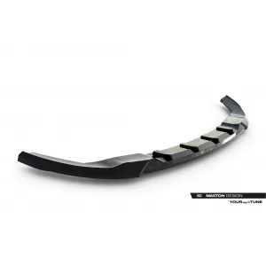 Spoiler Maxton Design adatto per paraurti anteriore SVR su Land Rover Range Rover Mk2 Facelift 2018-2022, verniciato di nero-image-6153186