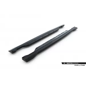 Accessori Maxton Design per minigonne laterali di tipo SVR adatte per Land Rover Range Rover Mk2 Facelift 2018-2022, verniciato nero-image-6153201