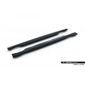 Accessori Maxton Design per minigonne laterali di tipo SVR adatte per Land Rover Range Rover Mk2 Facelift 2018-2022, verniciato nero-image-6153202