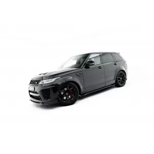 Accessori Maxton Design per minigonne laterali di tipo SVR adatte per Land Rover Range Rover Mk2 Facelift 2018-2022, verniciato nero-image-6153203