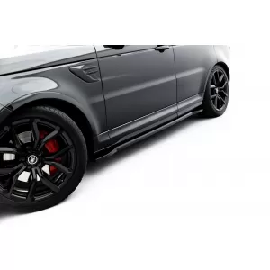 Accessori Maxton Design per minigonne laterali di tipo SVR adatte per Land Rover Range Rover Mk2 Facelift 2018-2022, verniciato nero-image-6153204