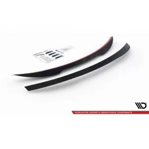 Spoiler Maxton Design Tipo A Design adatto per Mercedes CLS C257 bagagliaio dopo il 2018, verniciato di nero-image-6153387