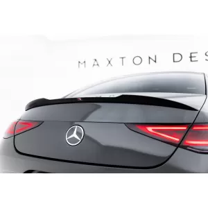 Spoiler Maxton Design Tipo A Design adatto per Mercedes CLS C257 bagagliaio dopo il 2018, verniciato di nero-image-6153390