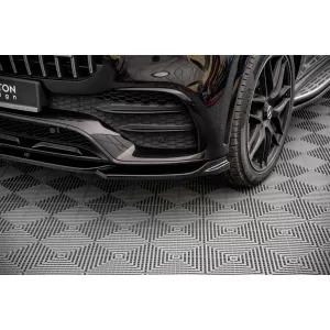 Spoiler Maxton Design adatto per paraurti A Design, A Design-Line anteriore su Mercedes GLE Coupe C167, SUV W167 2019-2023, verniciato nero-image-6153517