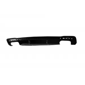 S4 type diffuser suitable for rear S line bumper on Audi A4 sedan, wagon 2020-2022, black lacquer -oo--oo--image-6261050